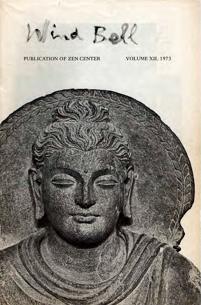 Machine generated alternative text:
VOLUME 1973 
PUBLICATION OF ZEN CENTER 
