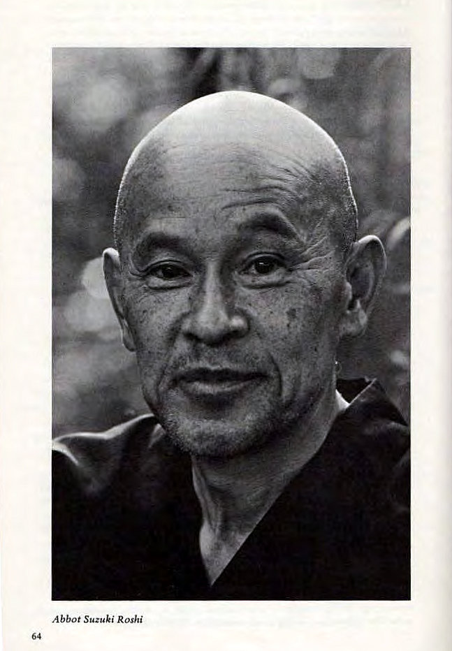 Machine generated alternative text:
Abbot Suzuki Roshi 